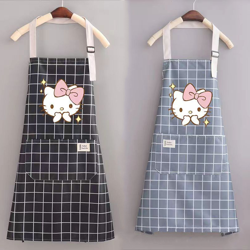 Hello Kitty Apron Cute Cartoon - Commercial Kitchen Set ulasan dan harga