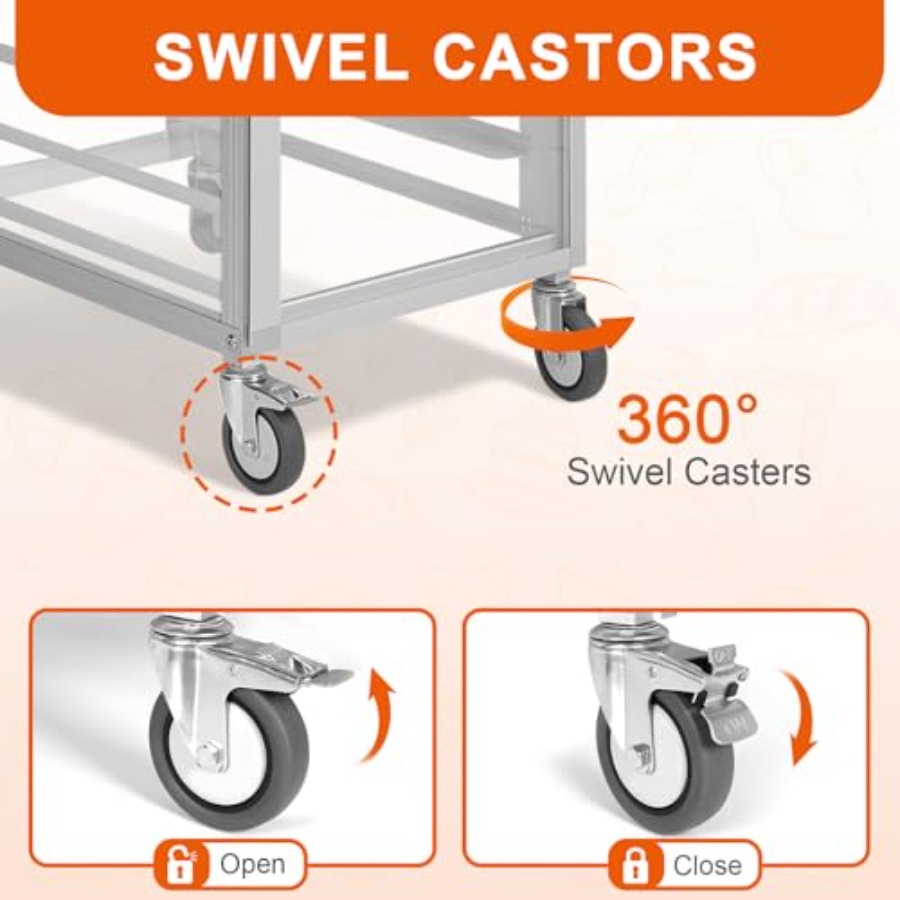 Commercial bakery rack for bun - Commercial Kitchen Rack ulasan dan harga