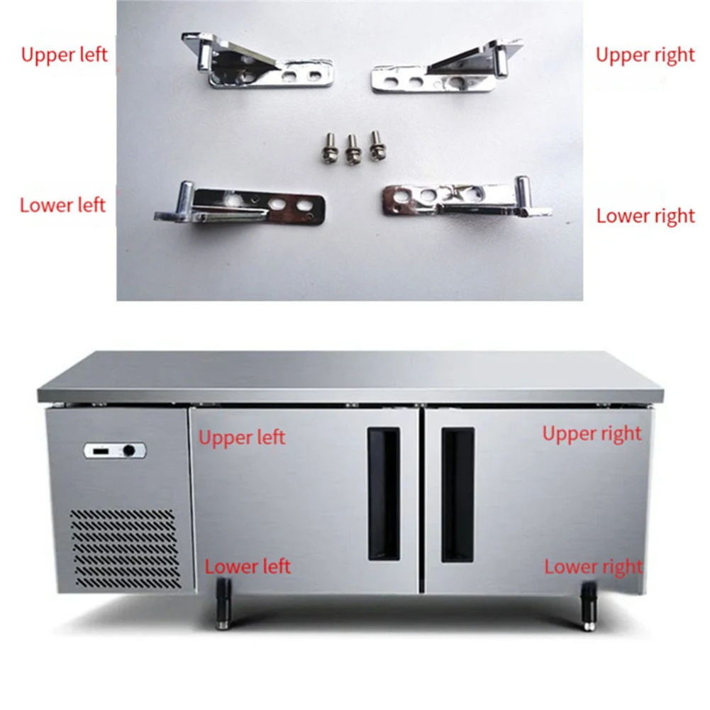 4pcs Zinc Alloy Refrigerator H - Commercial Kitchen Hardware ulasan dan harga