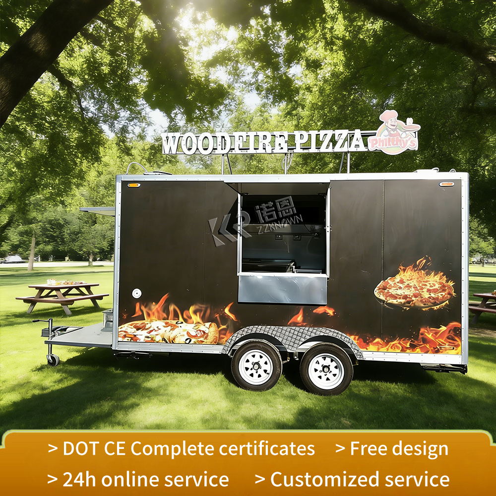 Customizable Food Vending Cart - Commercial Kitchen Trailer ulasan dan harga