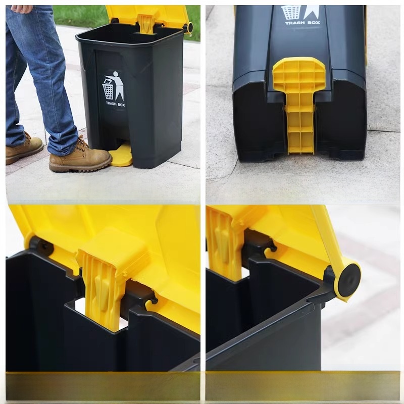 Large Capaci Foot Pedal Tra Ca - Commercial Kitchen Garbage Can ulasan dan harga
