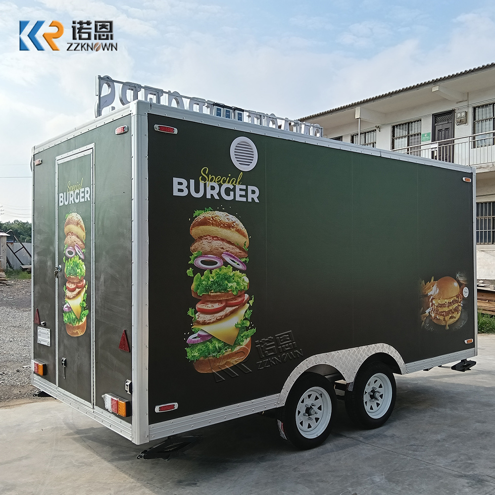 Custom Small Food Truck Custom - Commercial Kitchen Trailer ulasan dan harga
