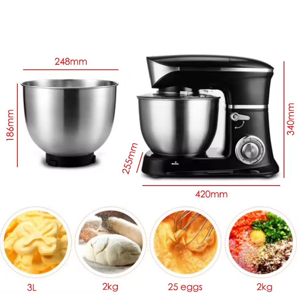 Commercial 6.5L Stand Food Ble - Dough Mixer Machine ulasan dan harga