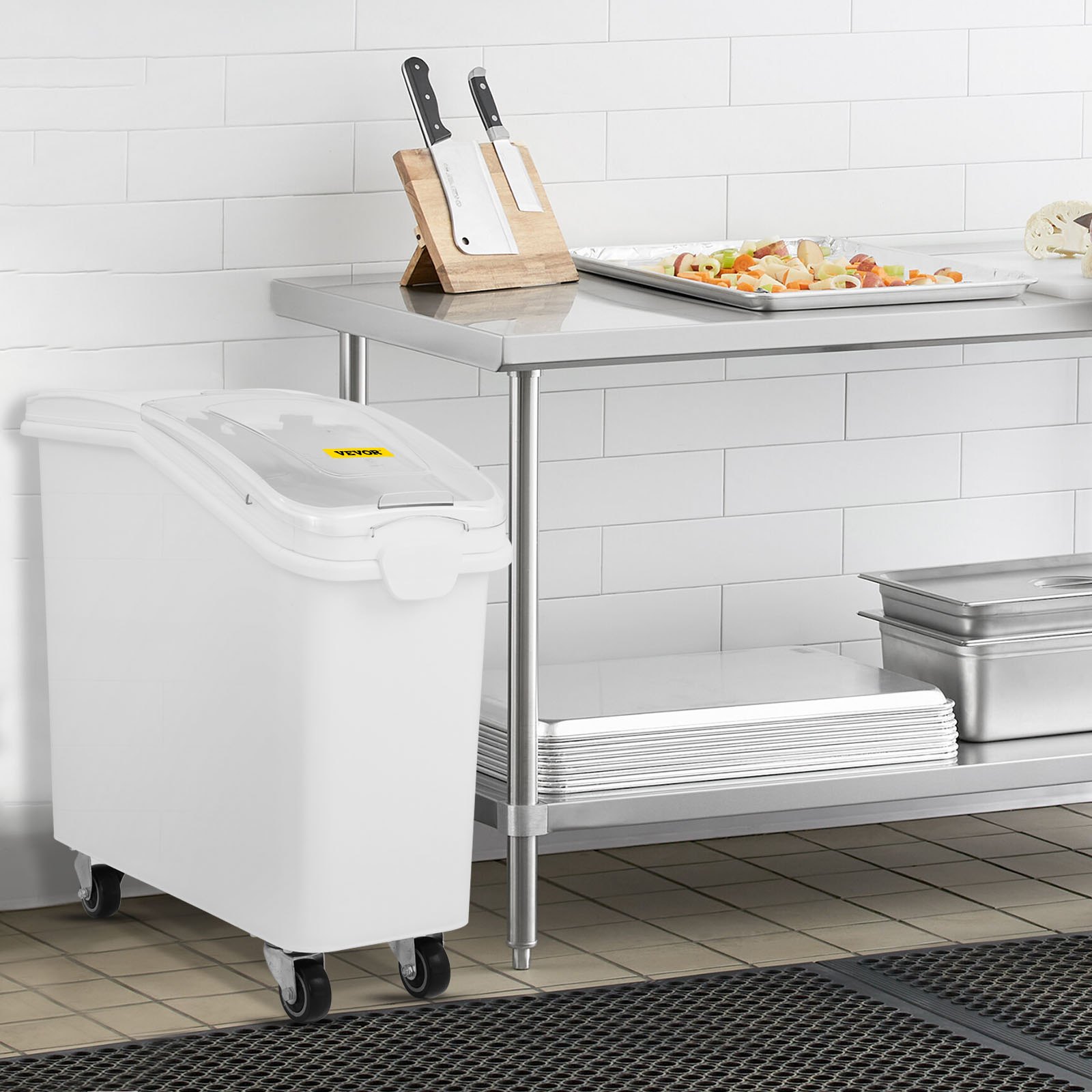 21 Gallon Ingredient Bin With  - Commercial Kitchen Bin ulasan dan harga