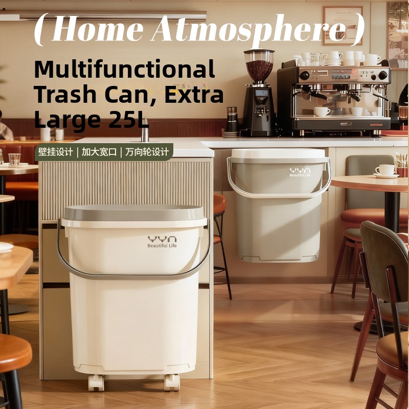 Large Capaci Kitchen Batoom Wa - Commercial Kitchen Garbage Can ulasan dan harga