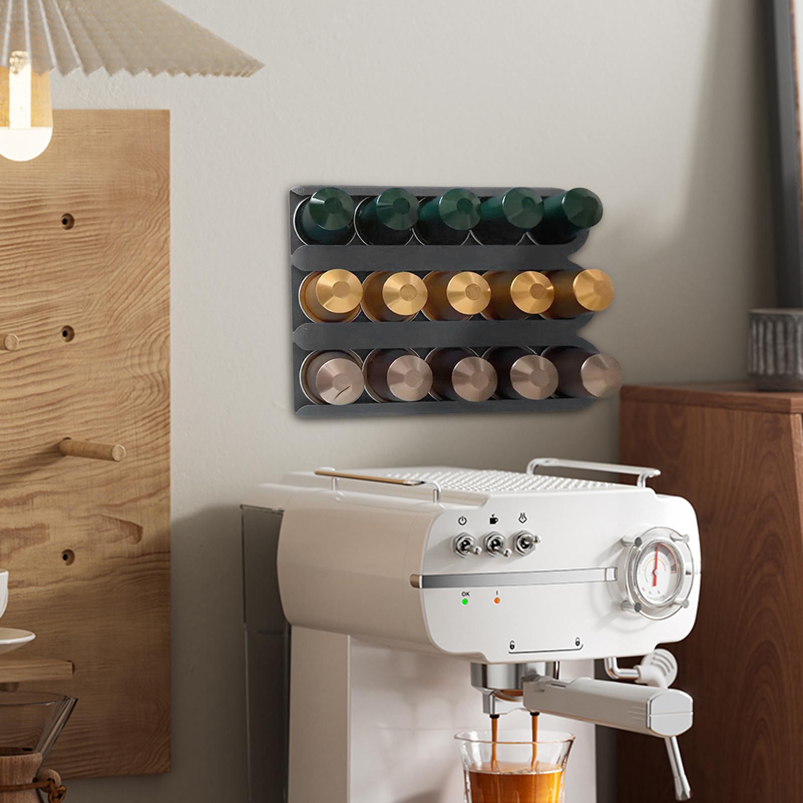 Coffee Pod Storage Wall Mounte - Commercial Kitchen Rack ulasan dan harga