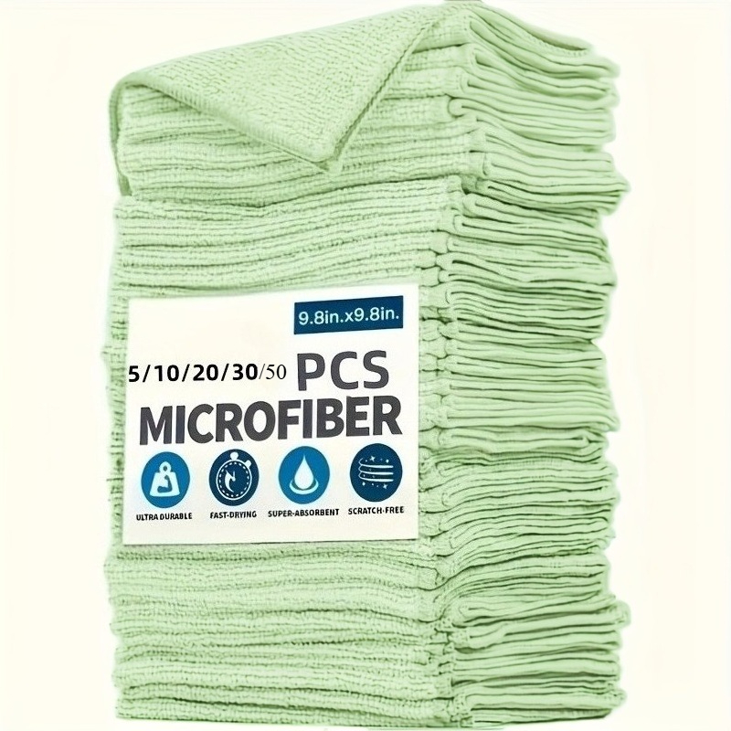 1-50Pcs Light Green Microfiber - Commercial Kitchen Tap ulasan dan harga