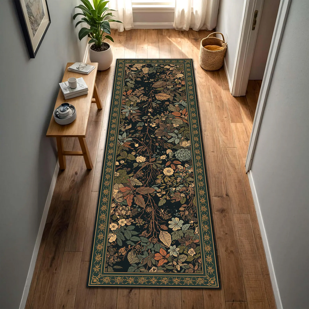 Vintage Floral & Wildlife Runn - Commercial Kitchen Mats ulasan dan harga