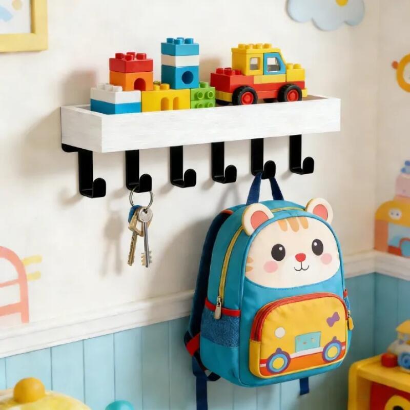 1Pack Modern Wooden Wall Mount - Commercial Kitchen Rack ulasan dan harga