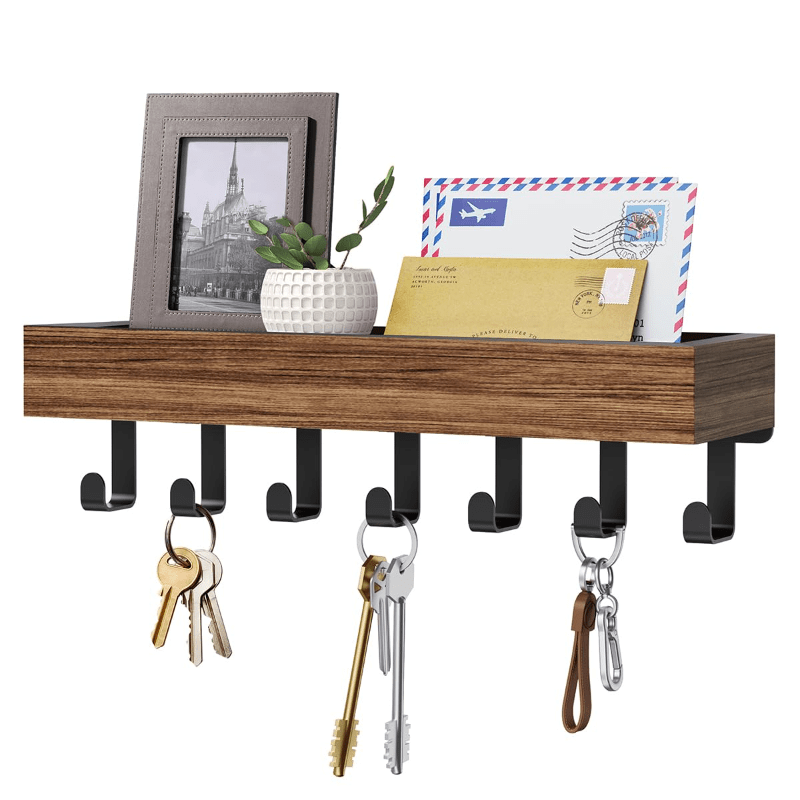 1Pack Modern Wooden Wall Mount - Commercial Kitchen Rack ulasan dan harga