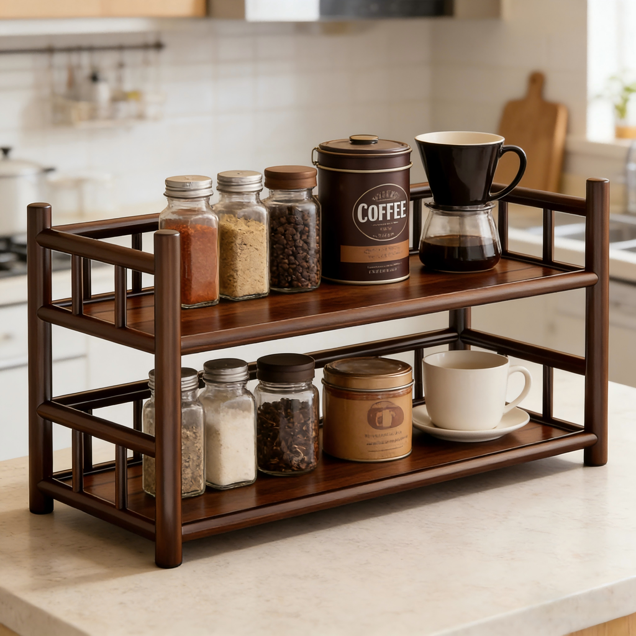 Bamboo Matcha & Coffee Station - Commercial Kitchen Rack ulasan dan harga