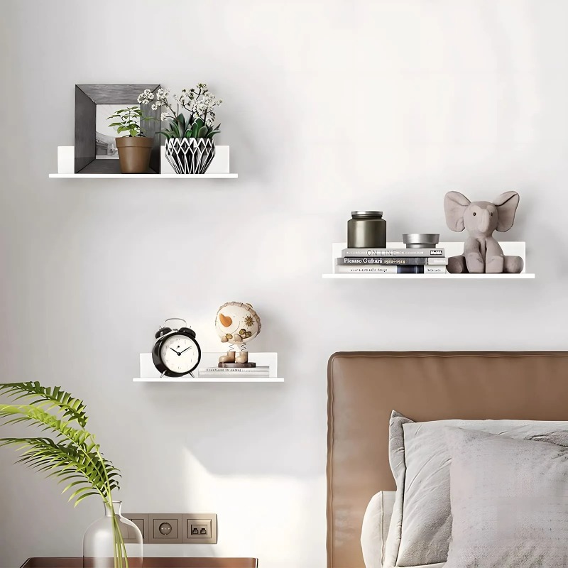 Metal Floating Shelves Wall Mo - Commercial Kitchen Rack ulasan dan harga