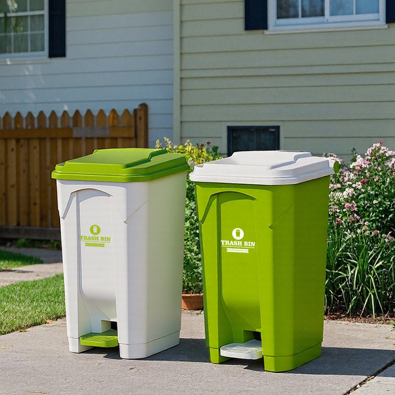 Large Outdoor Step Trash Can,  - Commercial Kitchen Garbage Can ulasan dan harga