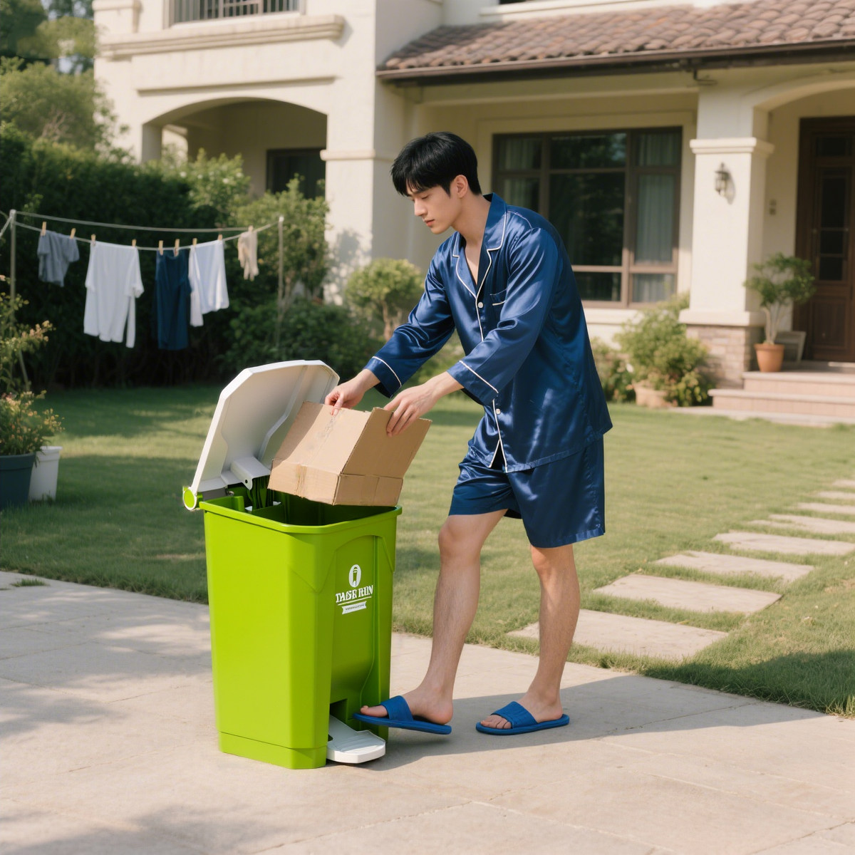 Large Outdoor Step Trash Can,  - Commercial Kitchen Garbage Can ulasan dan harga