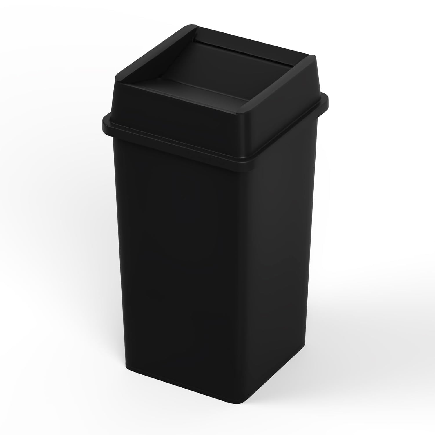 35 Gallon Black Square Commerc - Commercial Kitchen Garbage Can ulasan dan harga