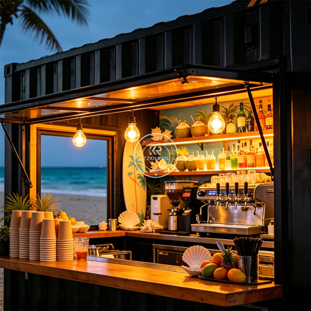 Customized Beverage Container  - Commercial Kitchen Trailer ulasan dan harga