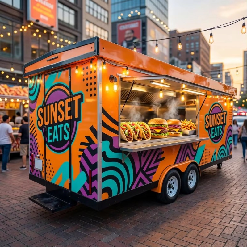 Pizza Food Truck Pizza Van Foo - Commercial Kitchen Vendor ulasan dan harga