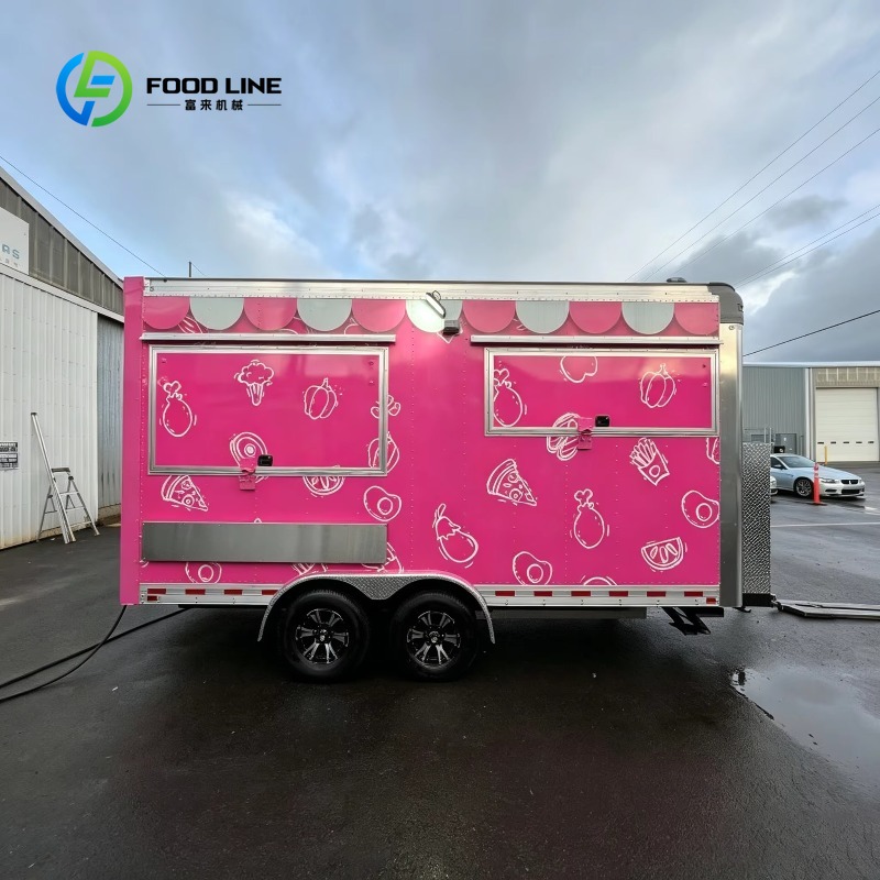 Custom Portable Food Truck Car - Commercial Kitchen Vendor ulasan dan harga