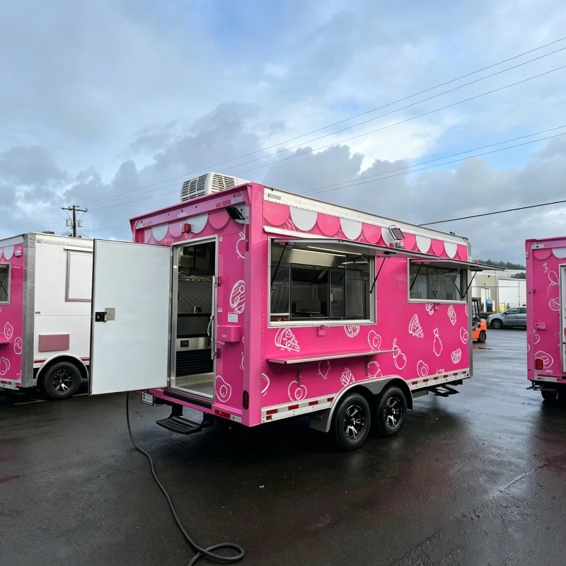 Custom Portable Food Truck Car - Commercial Kitchen Vendor ulasan dan harga
