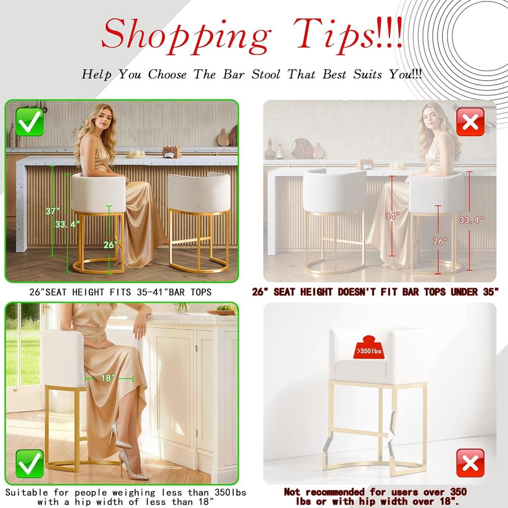 Fabric Upholstered Counter Hei - Commercial Kitchen Counter ulasan dan harga