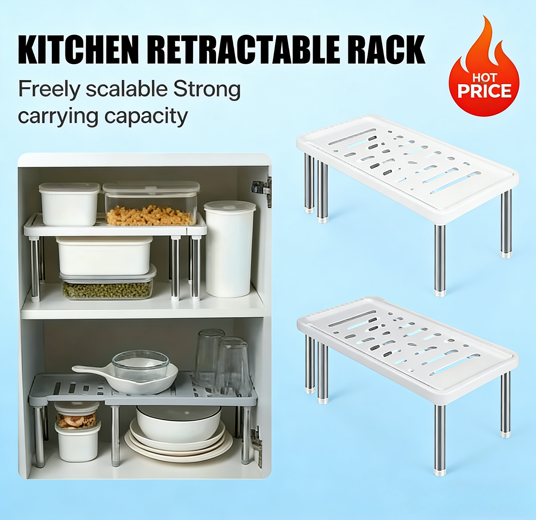 Scalable One Piece Multifuncti - Commercial Kitchen Rack ulasan dan harga