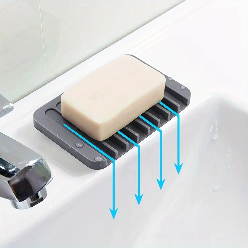 New 1PC Silicone Draining Soap - Commercial Kitchen Rack ulasan dan harga
