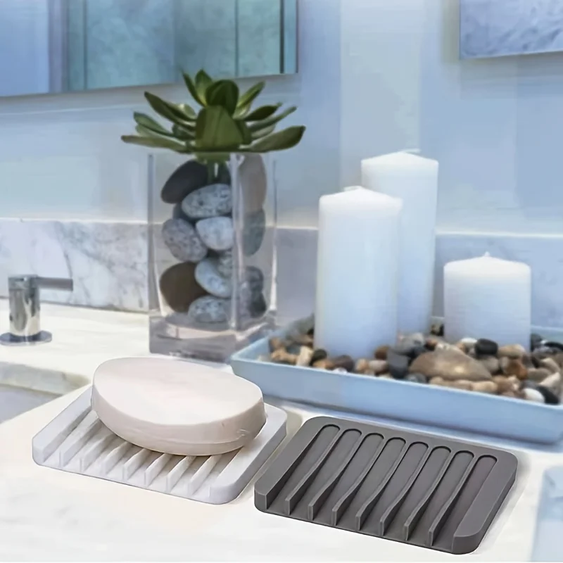 New 1PC Silicone Draining Soap - Commercial Kitchen Rack ulasan dan harga