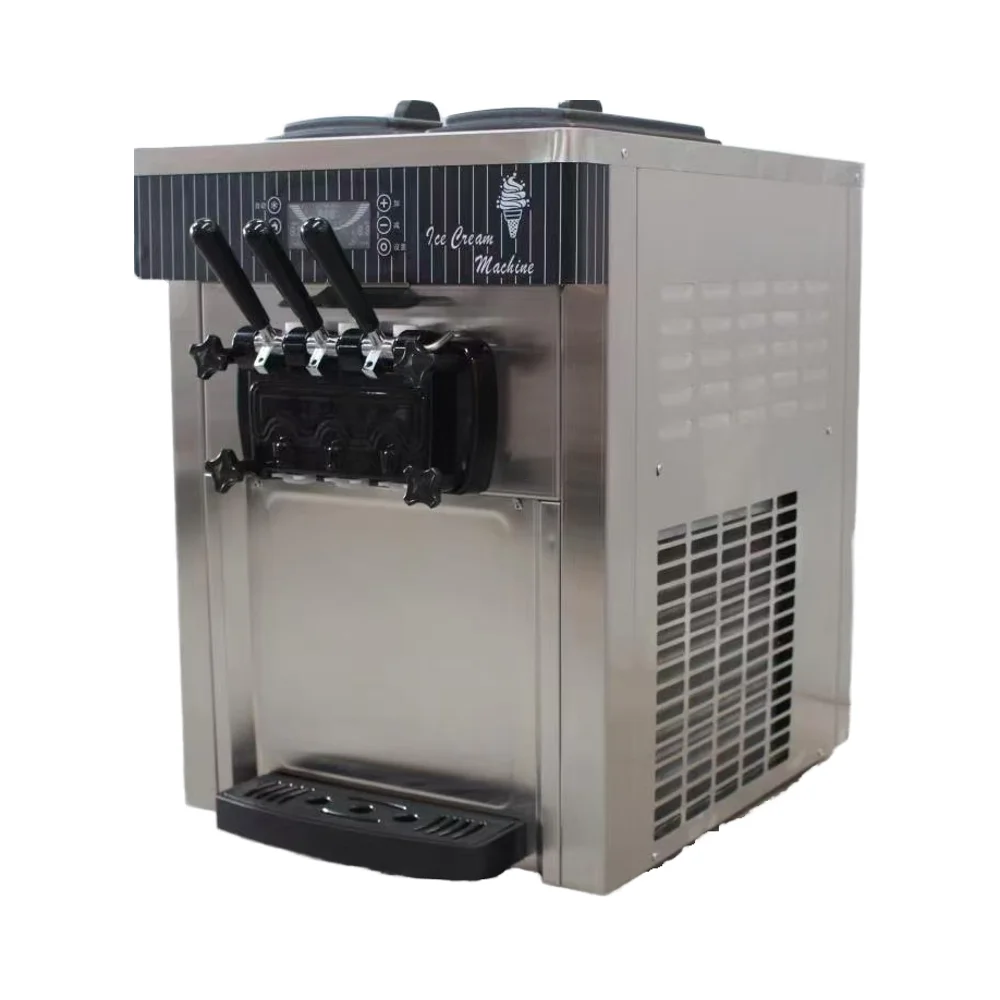 Commercial New Stainless Steel - Soft Serve Ice Cream Machine ulasan dan harga