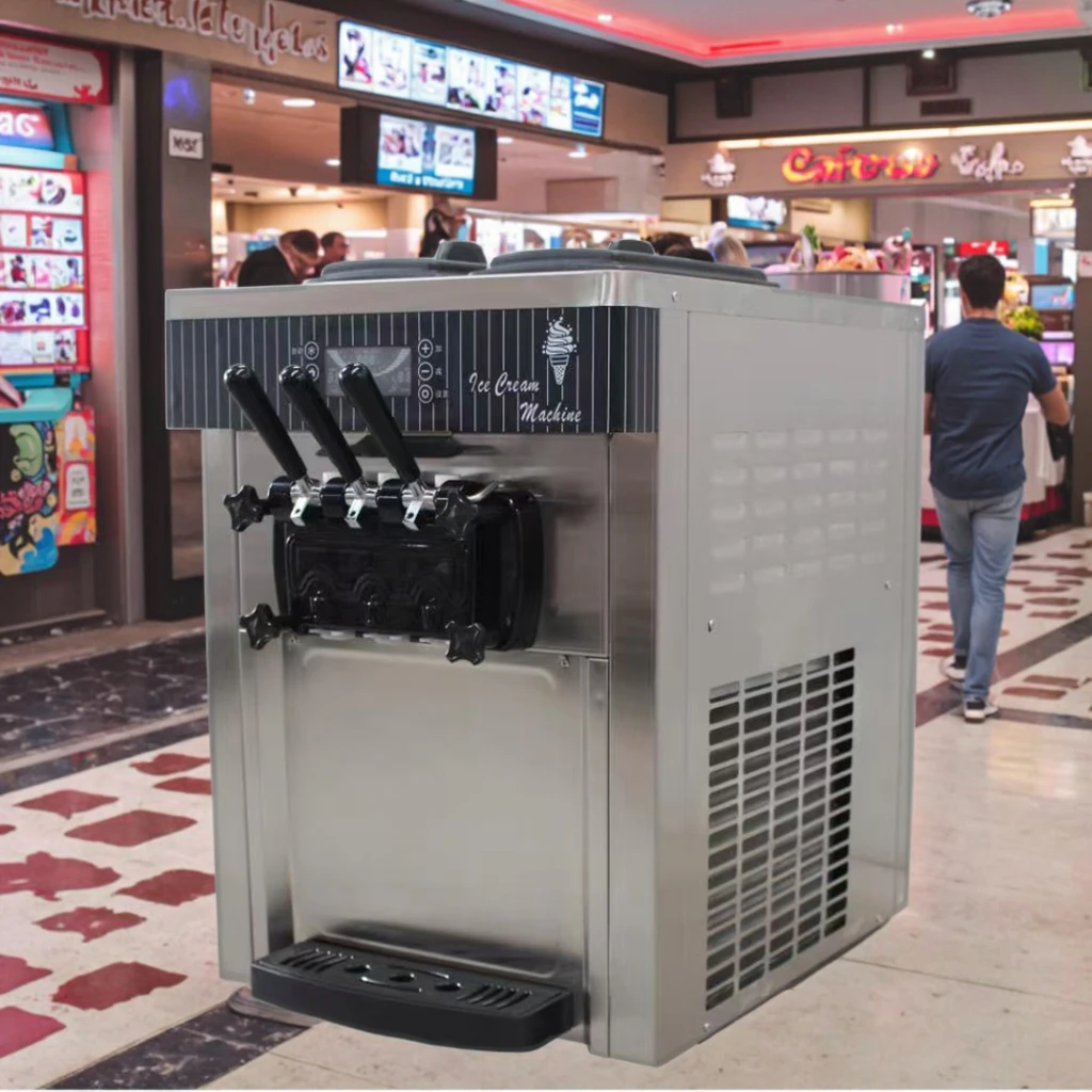Commercial New Stainless Steel - Soft Serve Ice Cream Machine ulasan dan harga