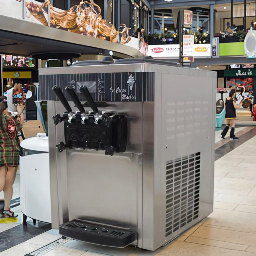 Commercial New Stainless Steel - Soft Serve Ice Cream Machine ulasan dan harga