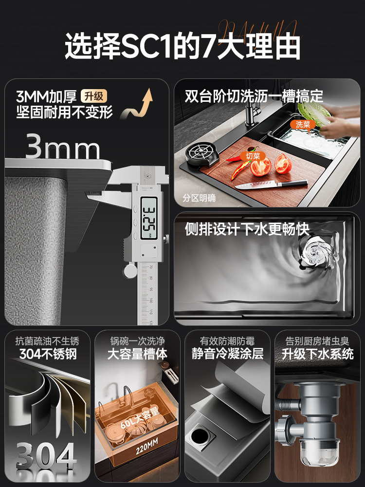 Kitchen Vegetable Basin, Large - Commercial Kitchen Dishwasher ulasan dan harga
