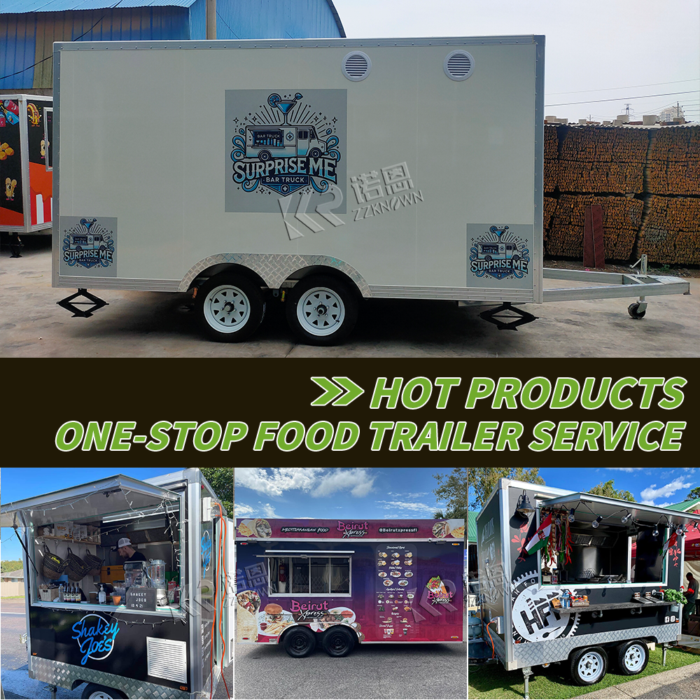 Mobile Food Truck With Full Ki - Commercial Kitchen Trailer ulasan dan harga