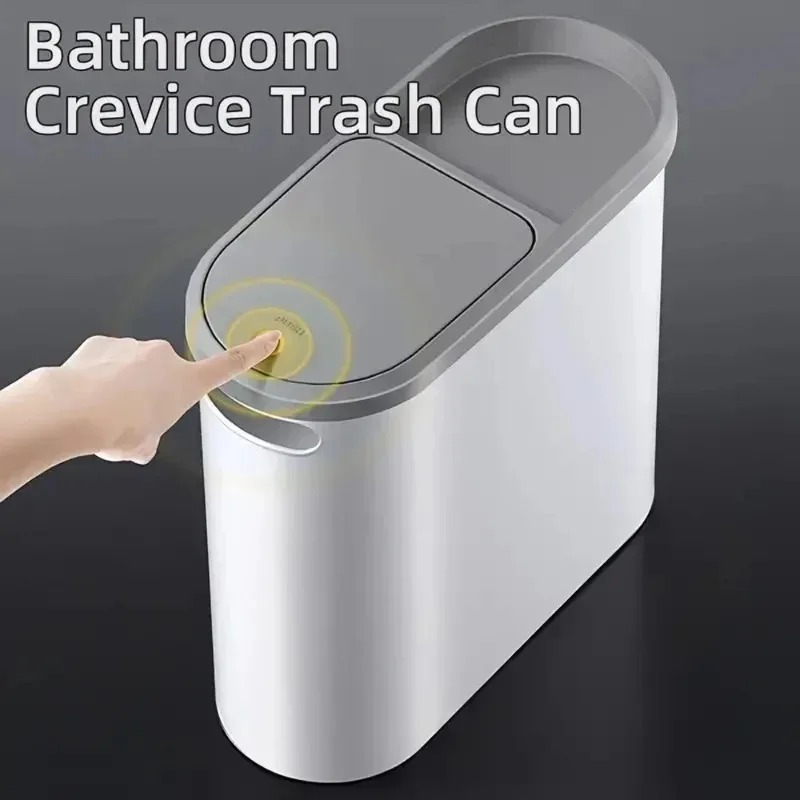 Press Type Trash Can With Lid  - Commercial Kitchen Bin ulasan dan harga