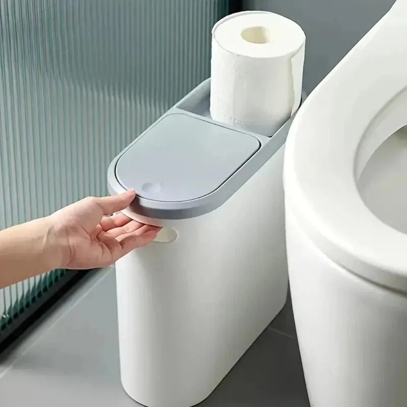 Press Type Trash Can With Lid  - Commercial Kitchen Bin ulasan dan harga