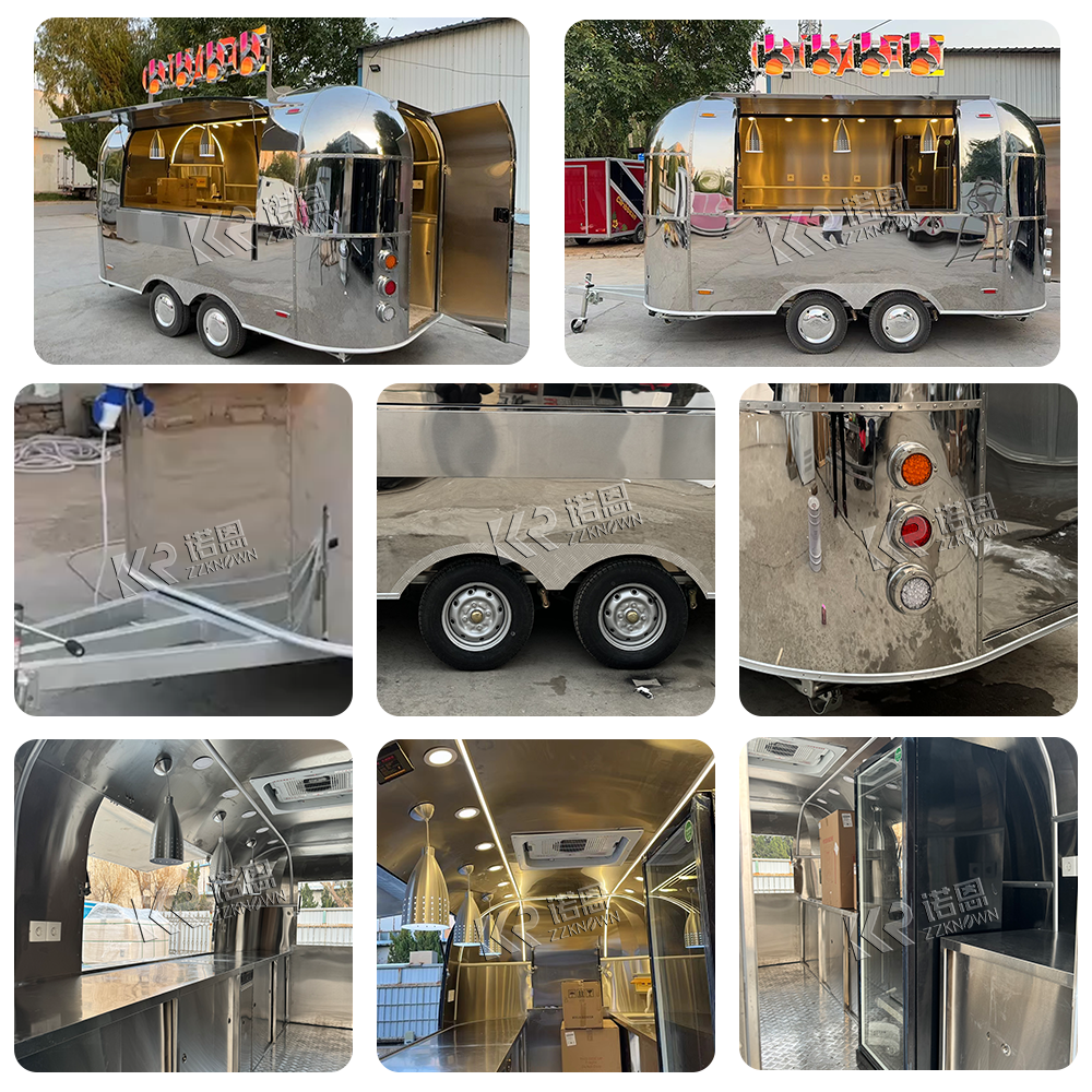 Commercial Mobile Food Trailer - Commercial Kitchen Windows ulasan dan harga
