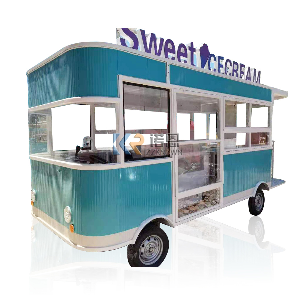 In Stock 5M Mobile Food Truck  - Commercial Kitchen Trailer ulasan dan harga