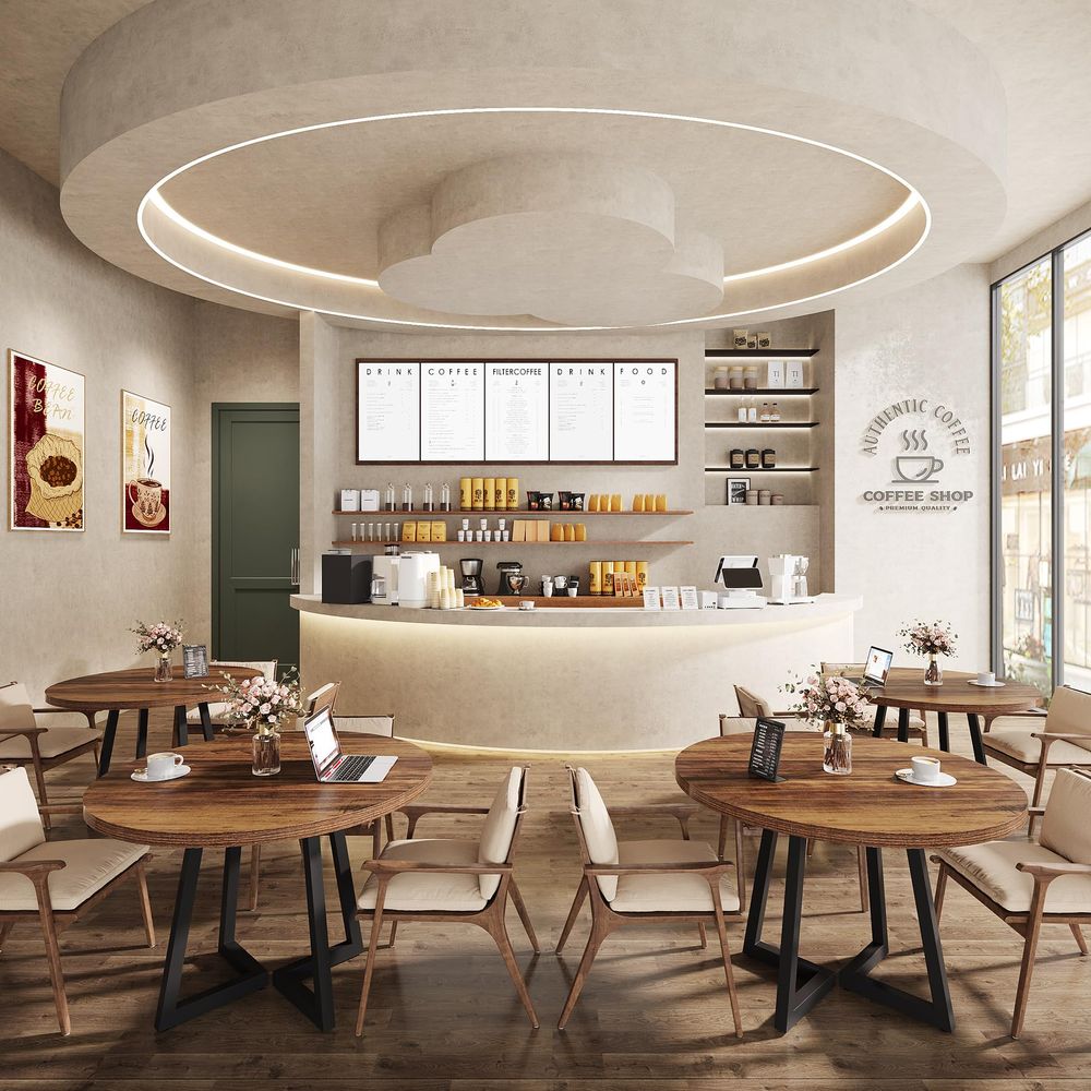 Round Commercial Dining Table  - Commercial Kitchen Set ulasan dan harga