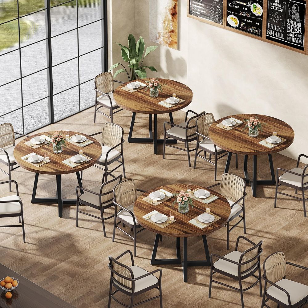 Round Commercial Dining Table  - Commercial Kitchen Set ulasan dan harga