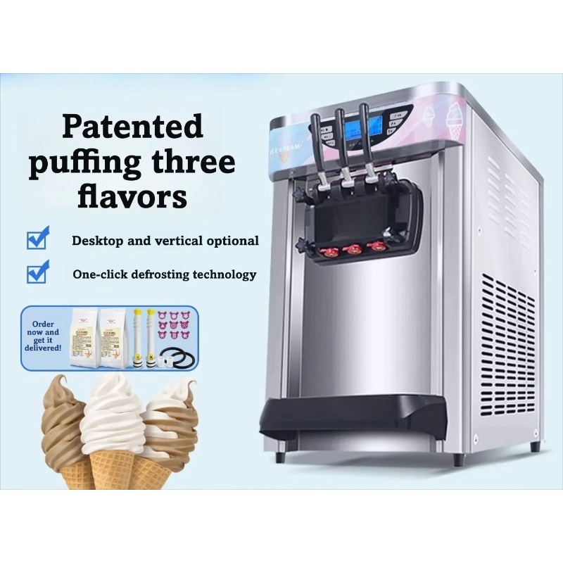 Commercial Soft Ice Cream Mach - Soft Serve Ice Cream Machine ulasan dan harga