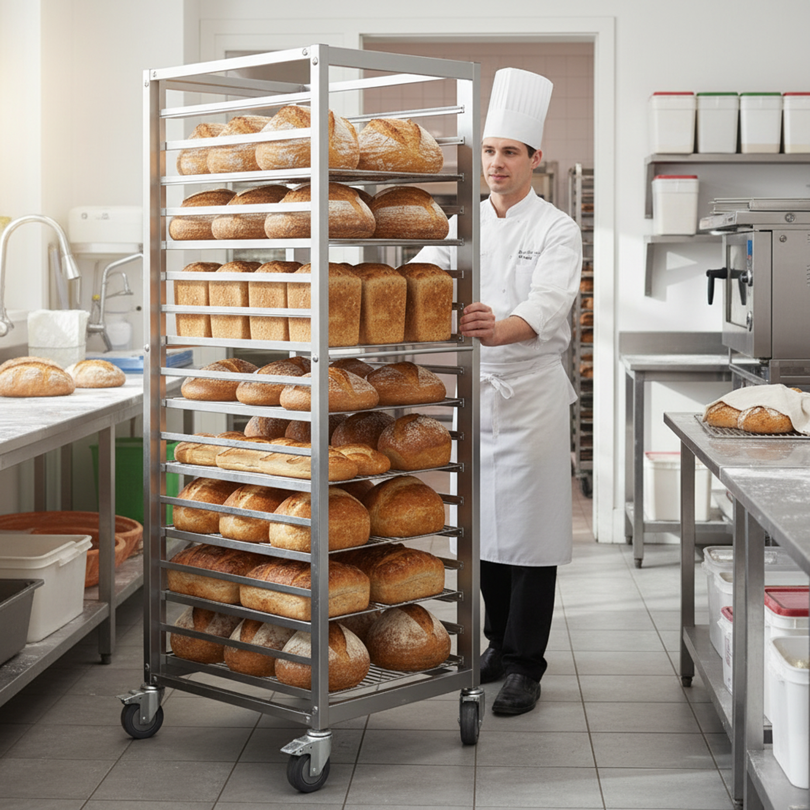 18 Tier Aluminum Commercial Ki - Commercial Kitchen Rack ulasan dan harga