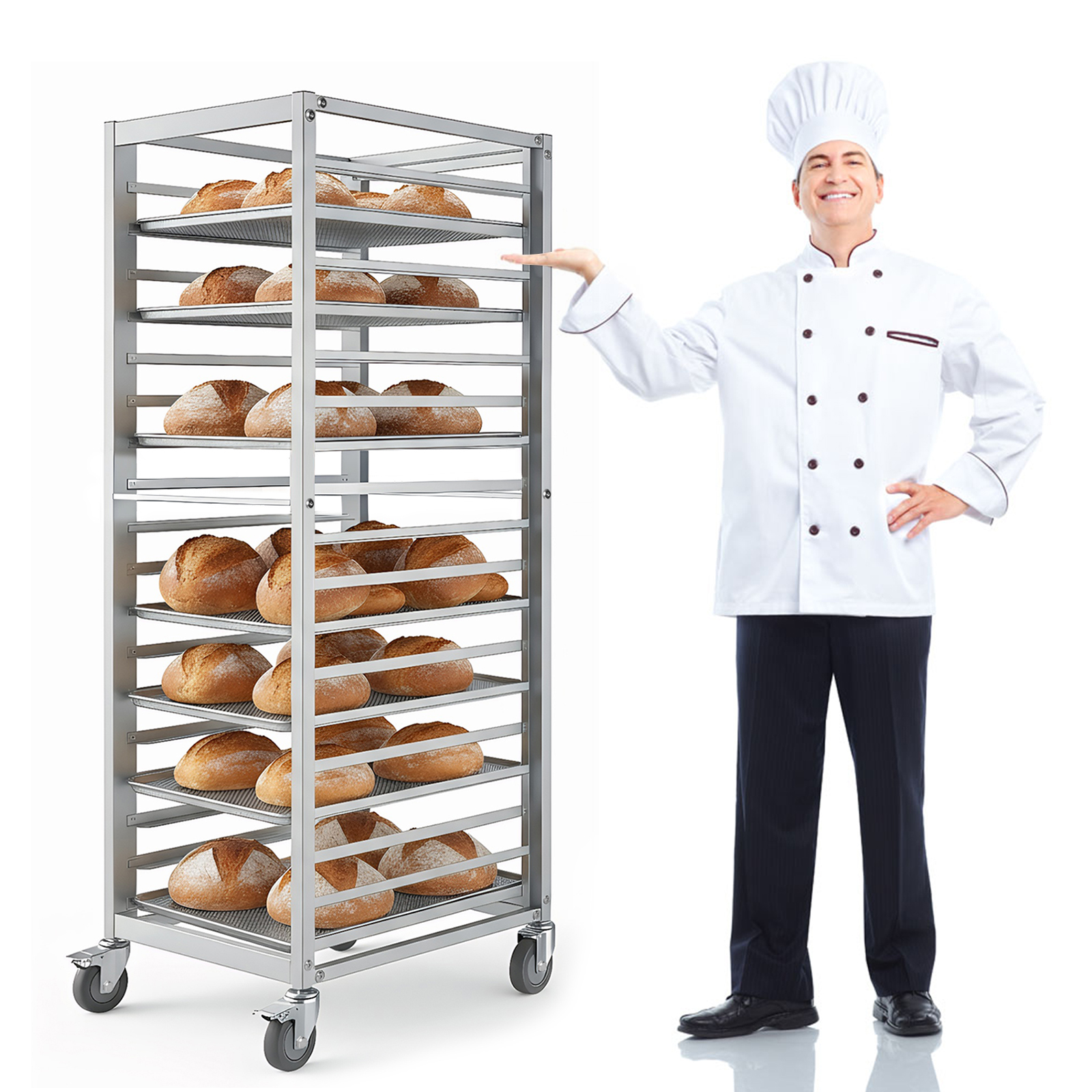 18 Tier Aluminum Commercial Ki - Commercial Kitchen Rack ulasan dan harga