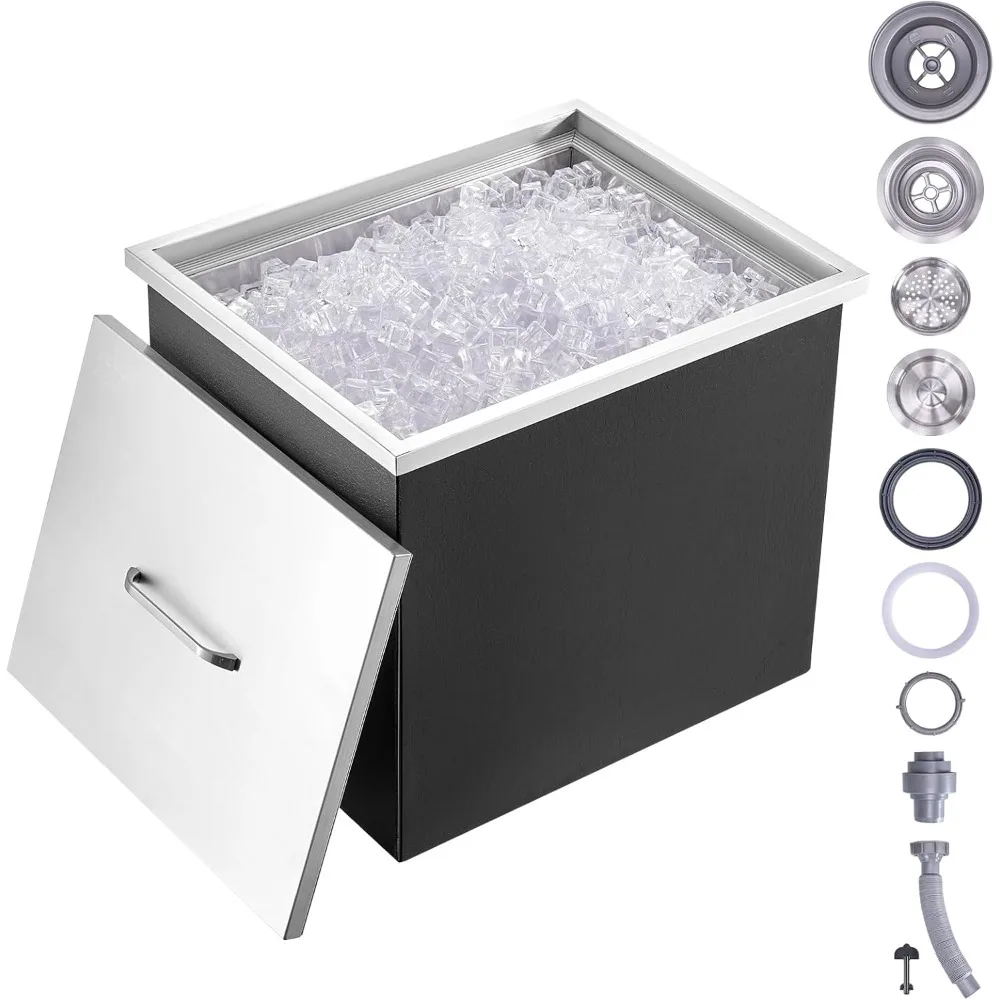 BestsellerStainless Steel 21L  - Commercial Kitchen Quart Containers ulasan dan harga