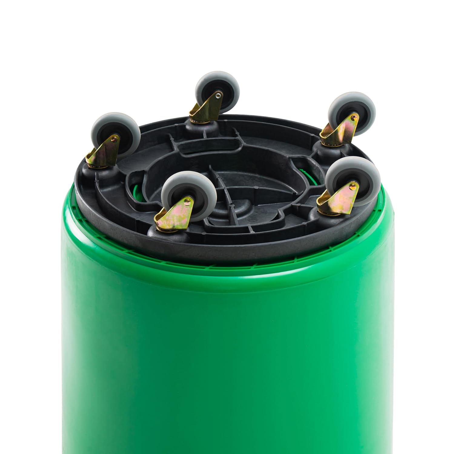 4 Pack 44 Gallon Green Round C - Commercial Kitchen Garbage Can ulasan dan harga