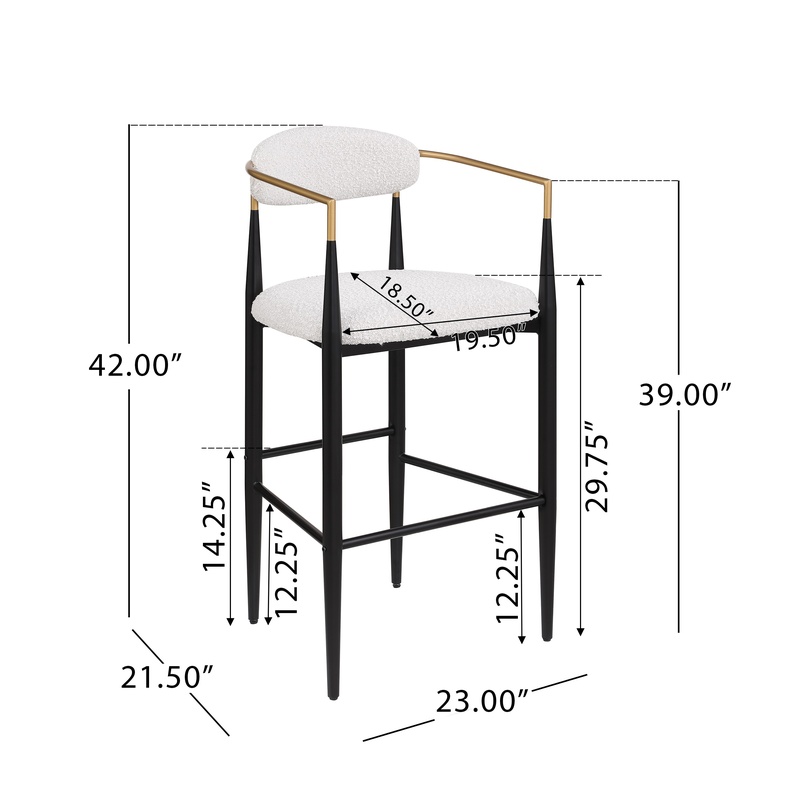 Beige Upholstered Bar Stools S - Commercial Kitchen Island ulasan dan harga
