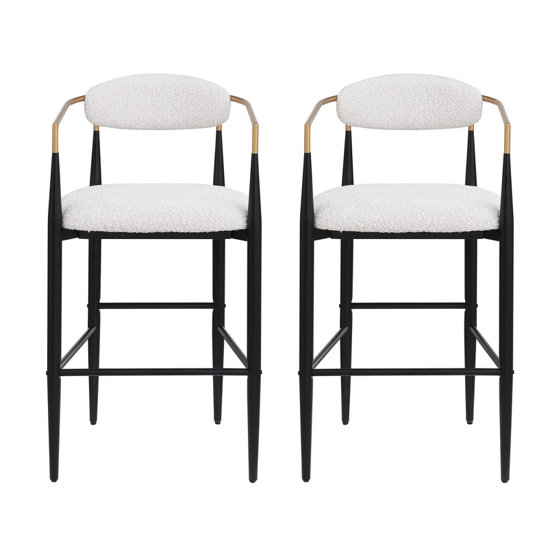 Beige Upholstered Bar Stools S - Commercial Kitchen Island ulasan dan harga