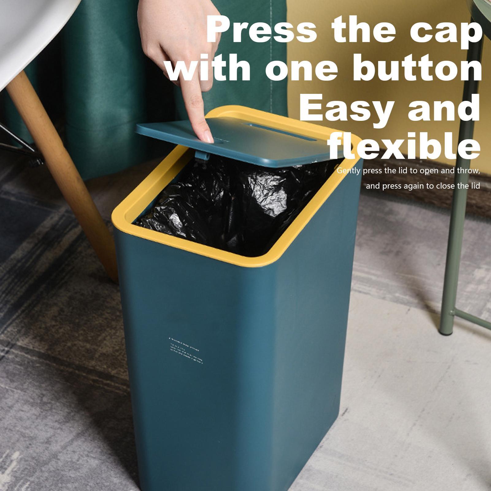 Bathroom Trash Can with Press  - Commercial Kitchen Bin ulasan dan harga