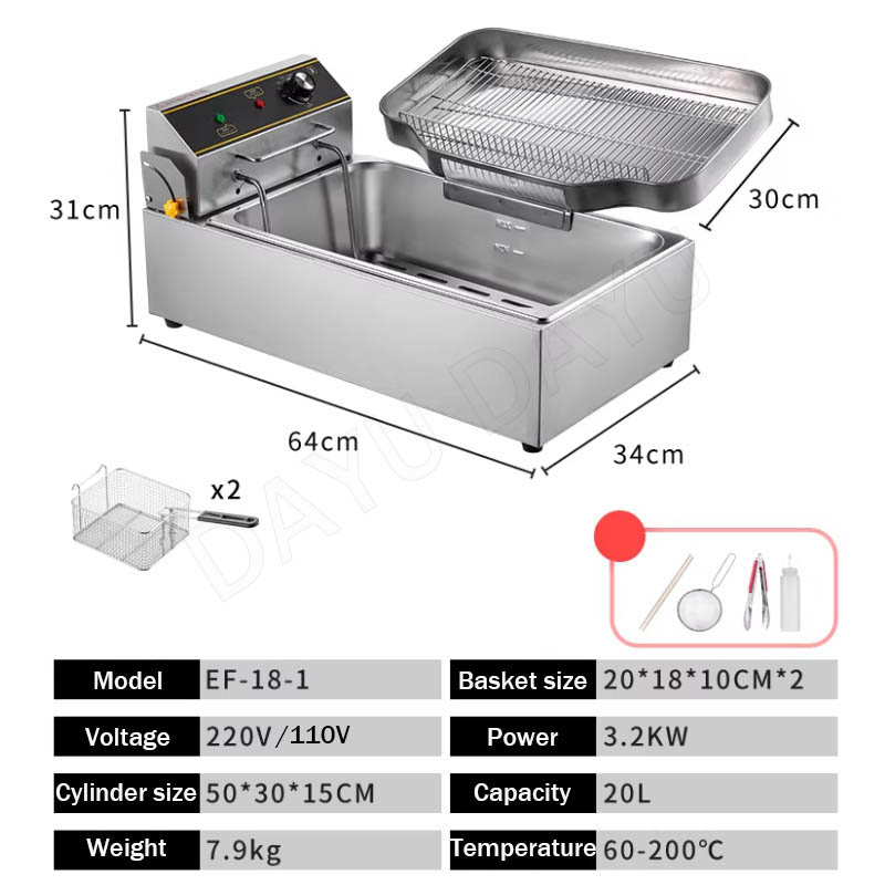 Fryer Commercial Electric Kitc - Commercial Kitchen Stove ulasan dan harga