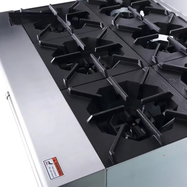 Gas Stove Perfex Gas 6 Burner  - Commercial Kitchen Stove ulasan dan harga